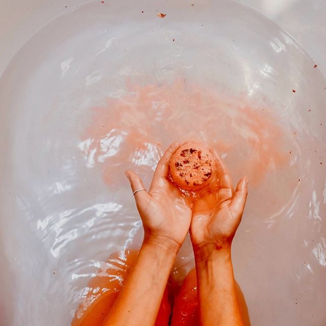 Sweet Orange & Rose CBD Bath Bomb