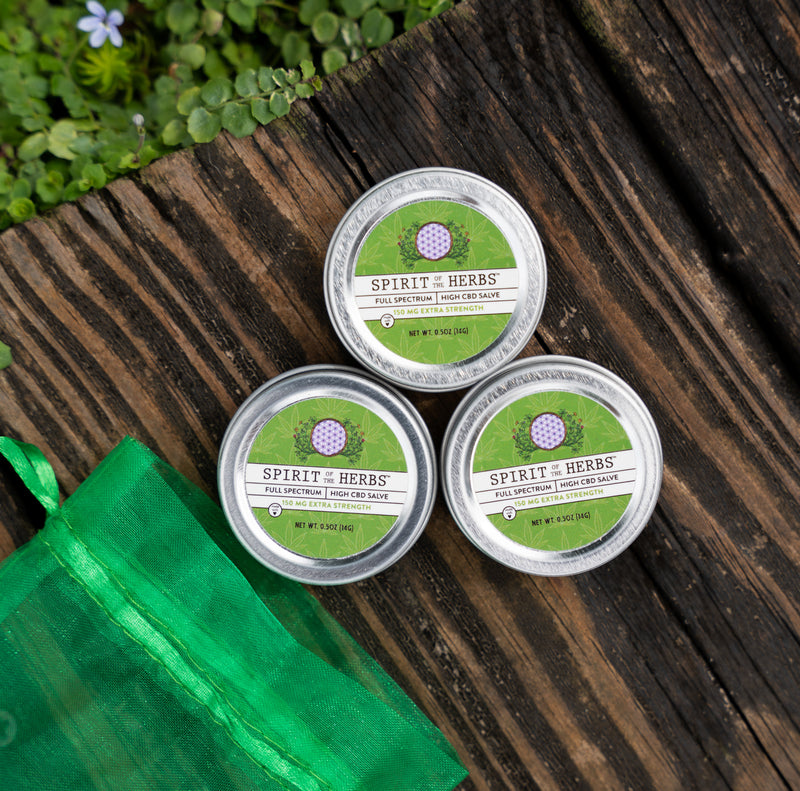 3-Pack of Mini CBD Healing Salve Tins – Spirit of the Herbs