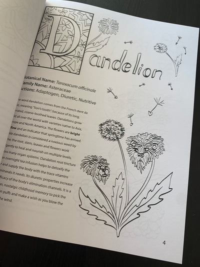 The Enchanted Herbarium Coloring Book